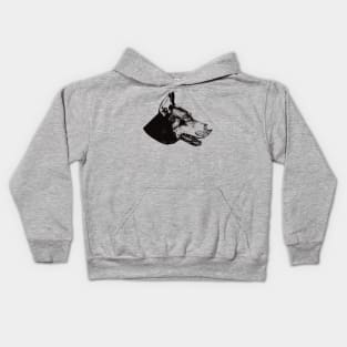 Dobie Doberman Pinscher Kids Hoodie